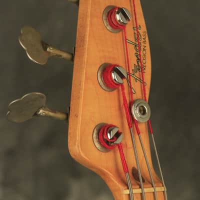 original 1954 Fender Precision Bass Blonde w/Tweed case image 8