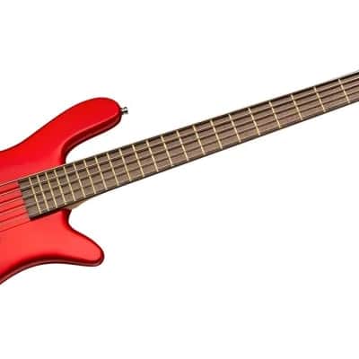 Warwick RockBass Streamer LX, 5-String - Metallic Red High Polish image 2