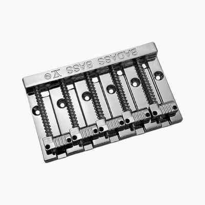 Leo Quan® Badass V™ 5-String Bass Bridge-Chrome image 6