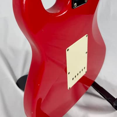 Aria Budweiser Branded Electric Guitar Body Loaded 2000’s - Red image 16