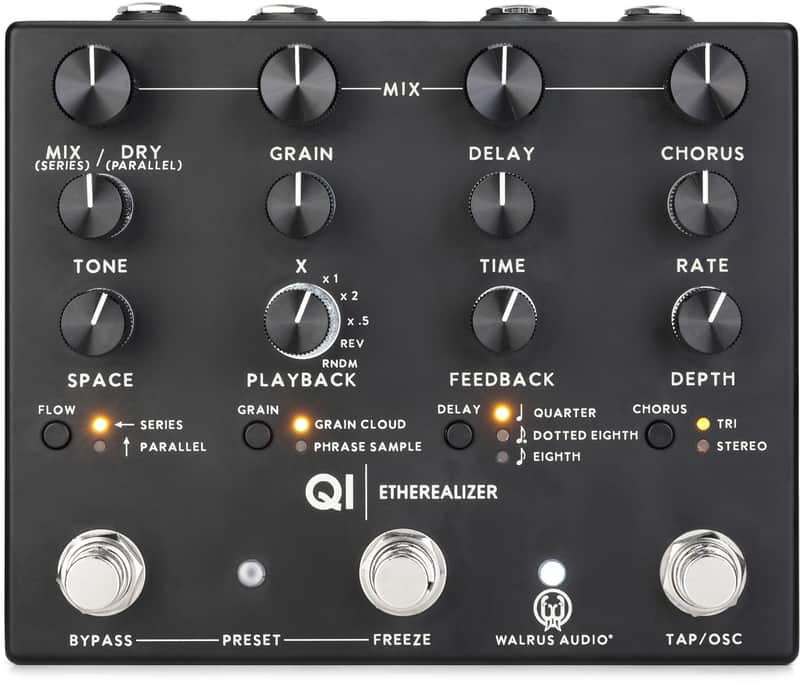 Walrus Audio Qi Etherealizer Multi-effects Pedal - Black image 1