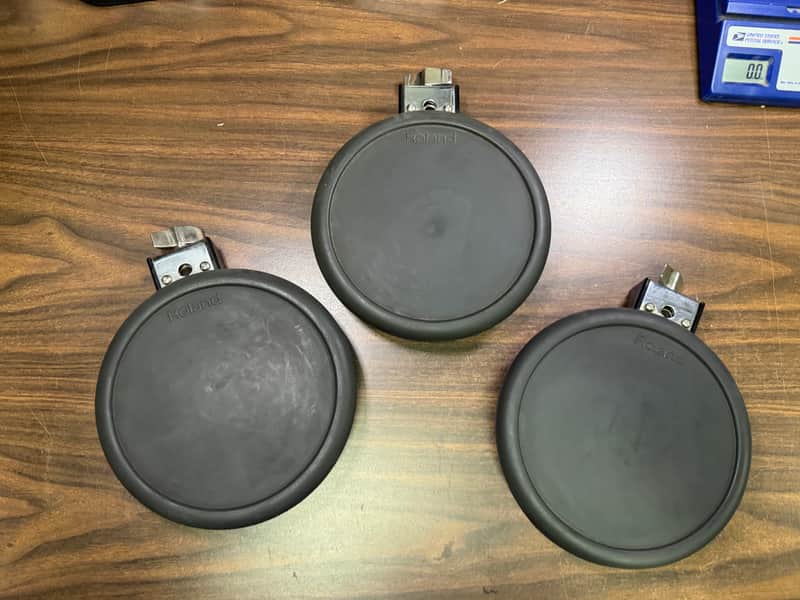 3 Pack - Roland PD-8 Dual Trigger V-Drum Pads - CU49265, CU49288, & CU49266 image 1