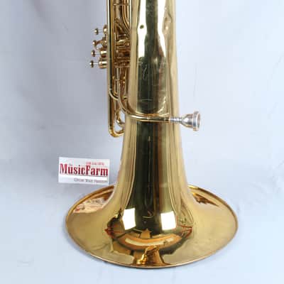 Used Conn 5J BBb Tuba W Hardshell Case Made in USA Working Valves