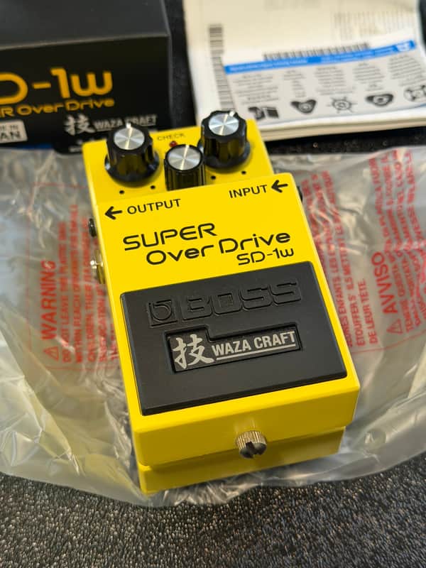 Boss SD-1W Super OverDrive Waza Craft 2015 - Present - Yellow