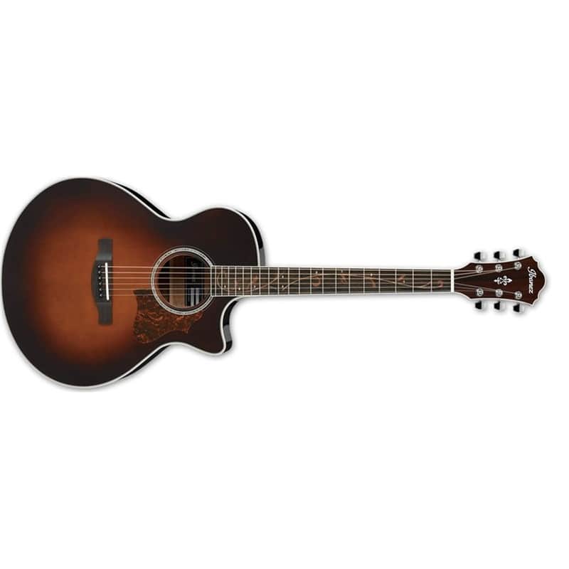 Ibanez AE205 Grand Auditorium Acoustic, Brown Sunburst High Gloss