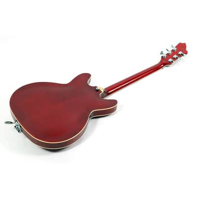 Hagstrom Tremar Viking Deluxe Electric Guitar Regular Transparent Wild Cherry image 2