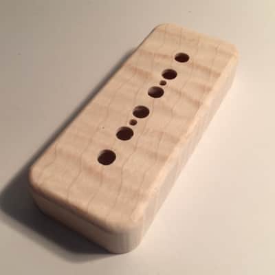 Guilford Flame Maple Pickup Cover for Seymour Duncan/PRS and others - 1 cover  Natural Wood image 1