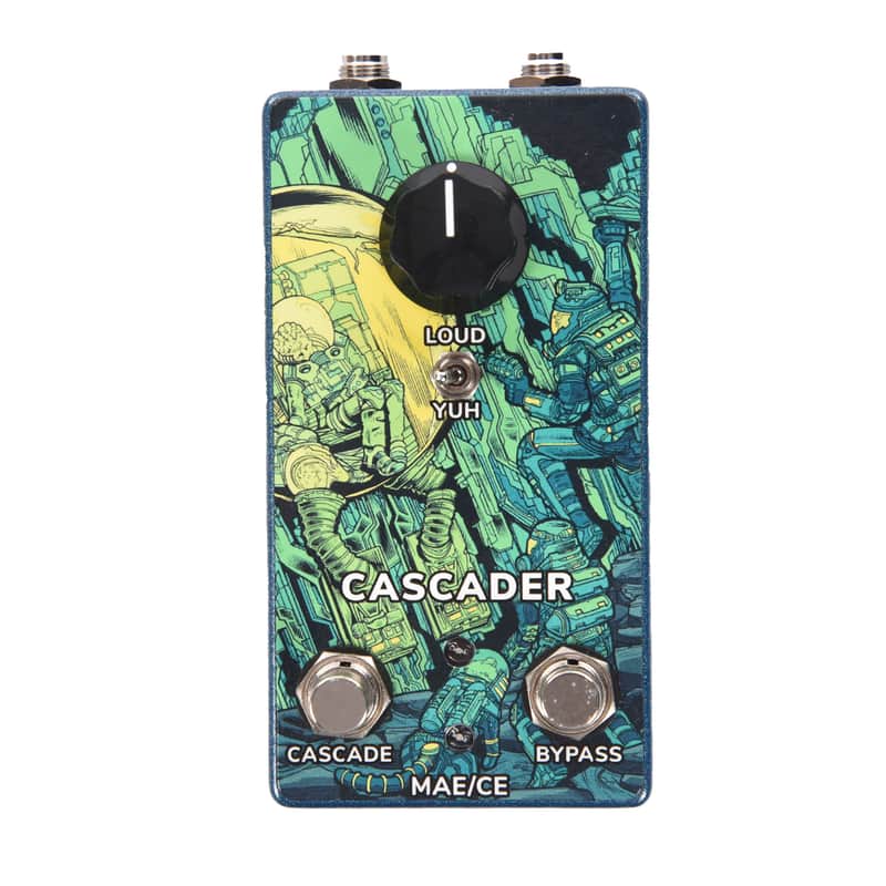 Mask Audio Electronics Cascader Fuzz Pedal Teal image 1