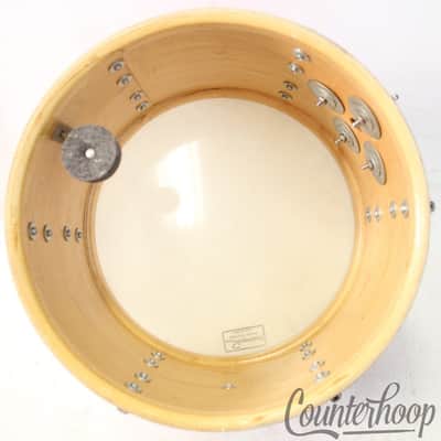 Slingerland 13x9"Red Sparkle Tom Drum 70s 3Ply Chrome Sound King StickSaver Rims image 8