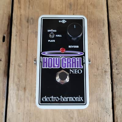 Electro-Harmonix Holy Grail Neo Reverb Pedal in box w/ paperwork, Mint 2019 - White image 2