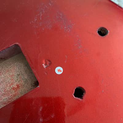 Metallic Red Dean Bass Solid Basswood Body image 10