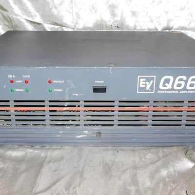 Electro Voice EV Q66 Professional Stereo Power Amplifier | Reverb