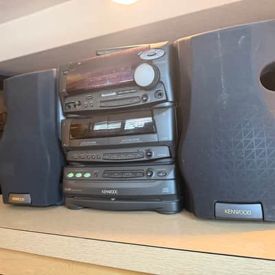 Kenwood XD-500 Stereo 3 Compact Disc Changer 2 Cassette Decks Fully Operational! image 3