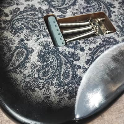 MyDream Stratocaster Custom Built - Black Paisley Flamed SRV image 9