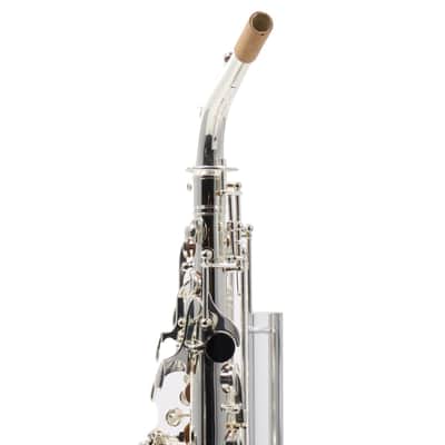 C.G. Conn Model CAS411S Alto Saxophone in Silver Plate SN AJ00324042 EXCELLENT image 14