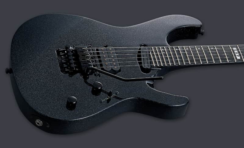 PRE-ORDER - 2026 ESP E-II MAVERICK SERIES FR GUITAR / GUN METALLIC BLACK image 1