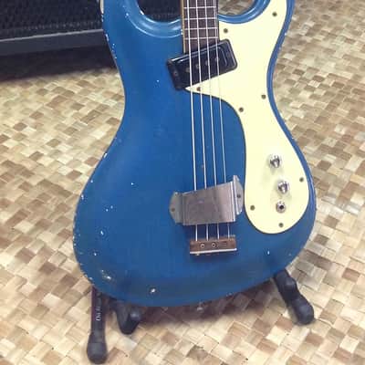 Mosrite Ventures Bass 1965  Blue image 1
