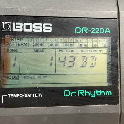 Boss DR-220A Dr. Rhythm - Black w/ Original Case image 2