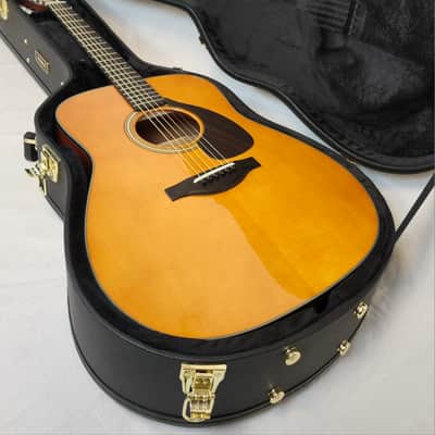 Yamaha FGX5 Red Label Folk Guitar, Gloss Finish, MIJ, All Solid, W/Atmosfeel Pickup System, HSC 2024 image 3
