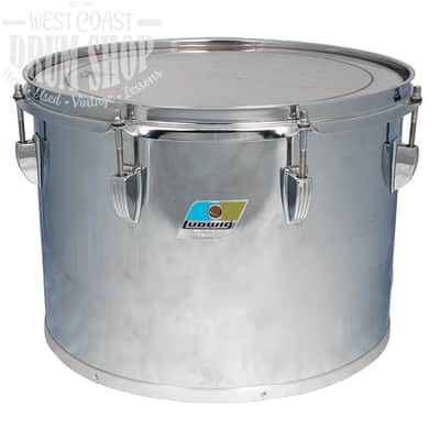 Used Ludwig 14x10 Vintage Classic Maple Concert Tom Chrome Over Wood Clearance image 1