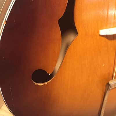 Kay-made Custom Kraft N-2 Archtop 1960s Sunburst image 8