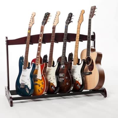 Rock Solid Guitar Stands Elite 6 2020 dark cherry image 2