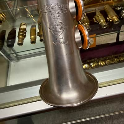 Selmer Model 26 Silver Soprano Saxophone FULL OVERHAUL PAD JOB! image 6