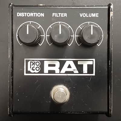 1980s - Vintage ProCo Small Box RAT 1988 - Black with White Lettering image 5