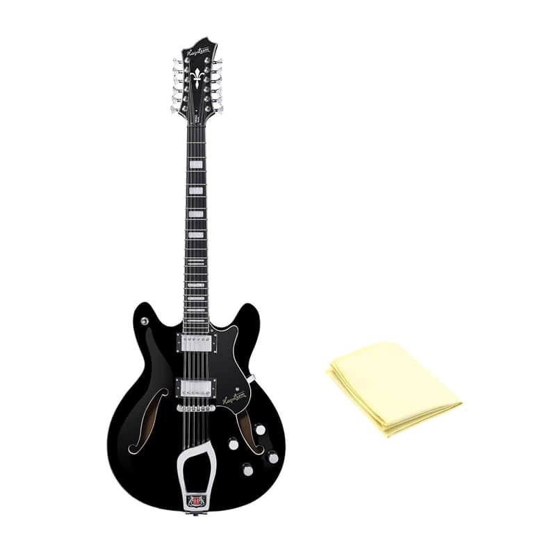 Hagstrom Viking Deluxe Black image 1