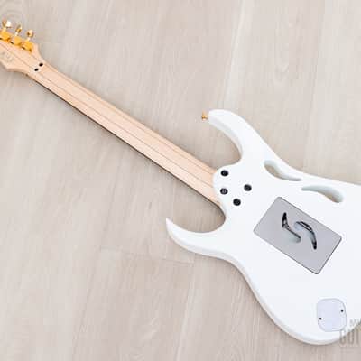 2020 Ibanez Steve Vai signature PIA3761 Paradise In Art Stallion White w/ Case, Tags image 14