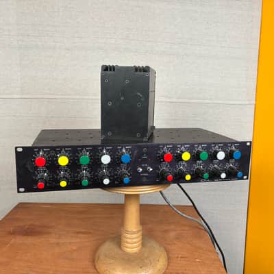 GML 8200 2-Channel Parametric Equalizer with Power Supply 1990s - Black image 1