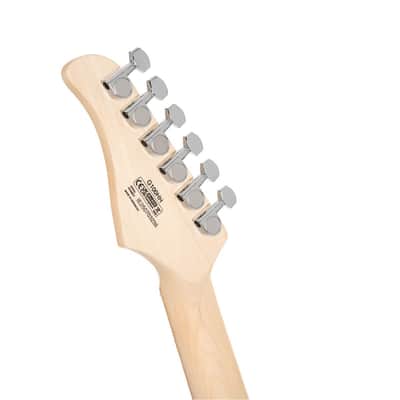 Cort G100 HH G Series Double Cutaway Electric Guitar - Open Pore Black (G100HHOPB-U) image 6