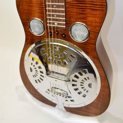2010 Harry James Resonator Guitars Square Neck Dobro Resonator Guitar w/ Case image 4