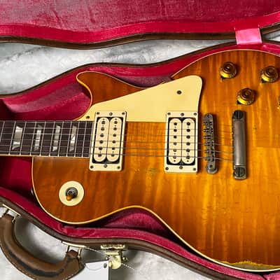 NEW! Gibson Custom 1959 Les Paul Standard Resissue Electric Guitar - Beauty of the Burst #86 Heavy Aged - MONSTER TOP! Only 8.4lbs - Authorized Dealer - G07566 image 17