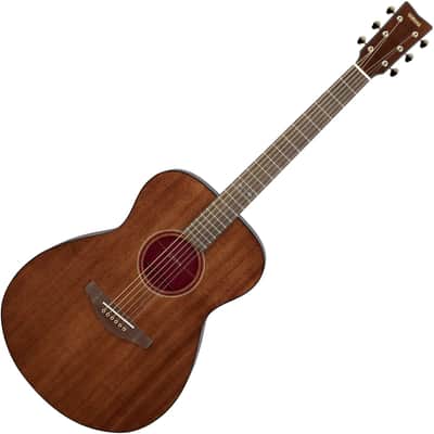 Yamaha Storia III Solid Mahogany Top Guitar - Concert Size w/ Pickup - Chocolate Brown image 3