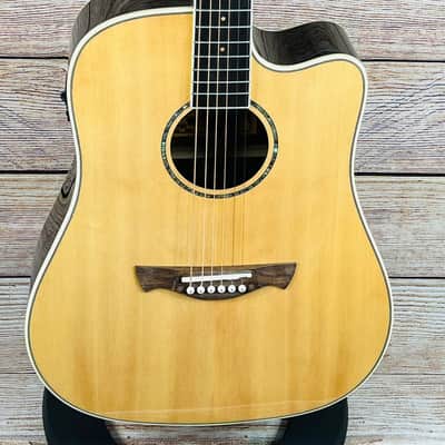 Tagima Vancouver-EQ Acoustic Electric Guitar, Natural image 2