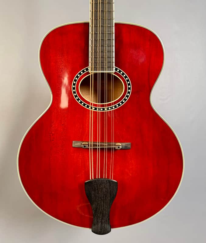 Eastman MDC804 Mandocello Oval Hole - Classic Red image 1