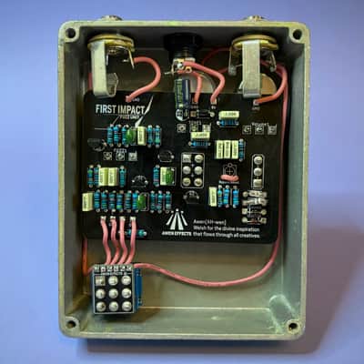 First Impact Fuzz Unit – Modded Fuzz War V2 Clone | 1/1 Evangelion Version w/ Tone Bypass & Diode Selector image 5