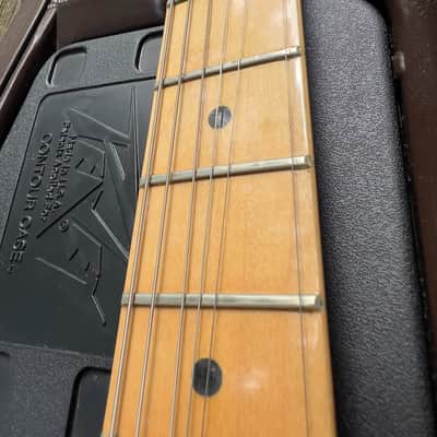 1982 Peavey T-15 - Natural, Ash Body, Nitrocellulose, Original Case, USA made, Short-Scale image 13