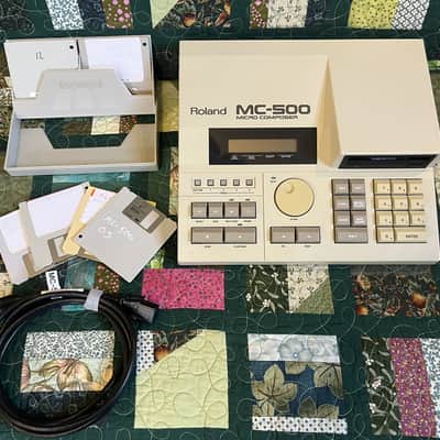 Roland MC-500 Microcomposer, Midi Sequencer, 80s, Beige, Outstanding Condition