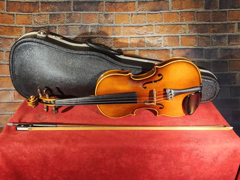 Vintage 1930s Scherl & Roth A211 3/4 Violin Natural w/ HSC image 1