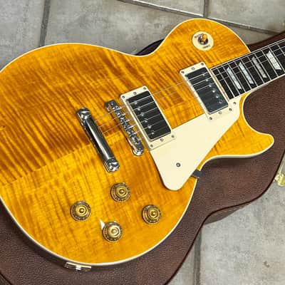 2026 Gibson Les Paul Standard 50s Figured Top Honey Amber image 3