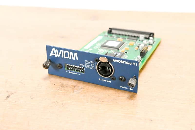Aviom 16/o-Y1 A-Net Card for Yamaha Digital Products CG013MG image 1