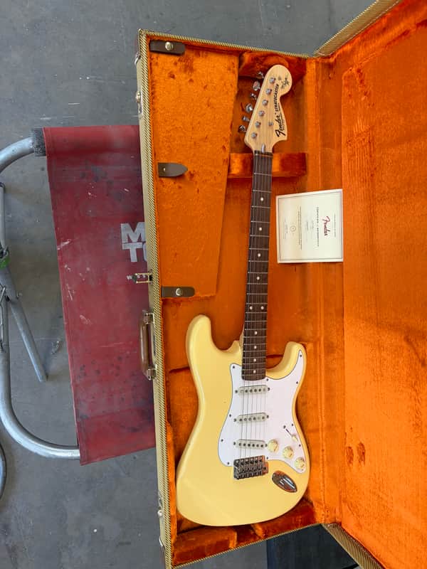 Fender Yngwie Malmsteen US Signature Stratocaster with Rosewood Fretboard 1988 - 1997 - Vintage White