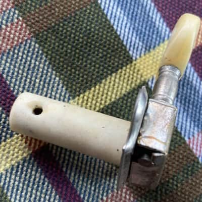 Single Vintage Framus Nylon / Classical Guitar Tuner, Bass Side, Plastic Post image 2