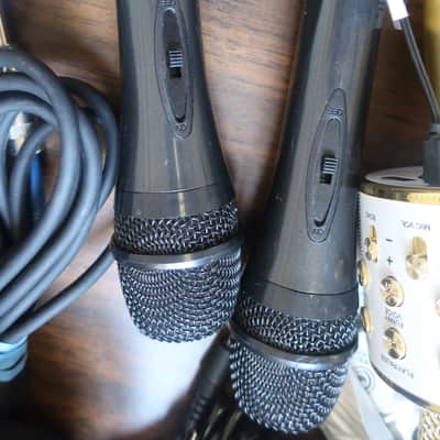 Quick I have Karaoke Party Next Week & I Need All The Stuff! Karaoke Lot 20 Blue Snowball 3 Mics Cables Tuner RCA 1/2 Inch XLR 5 Core Microphone Wireless Pink Karaoke Mic With Speaker 3 in 1 Portable Bluetooth image 4