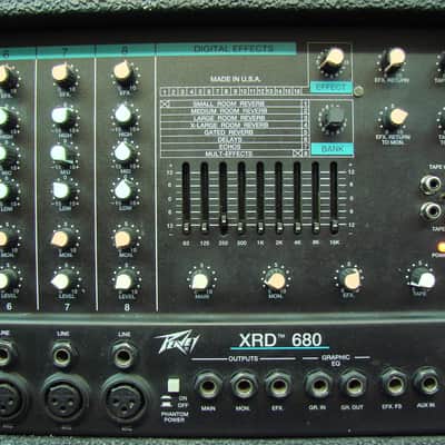Peavey XRD-680 Eight Channel Powered Mixer image 3