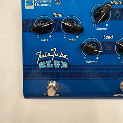 Seymour Duncan SFX-11 Twin Tube Blue Preamp Overdrive Guitar Effect Pedal + PSU image 2