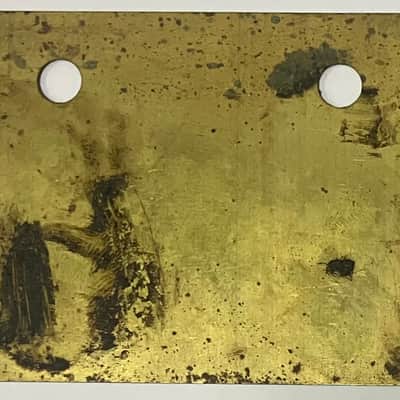 Fender-Jazzmaster brass pickup shield, vintage image 1