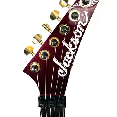 Jackson Pro Plus Series Dinky DKA 2023 - Present - Oxblood with Locking Tuners image 7